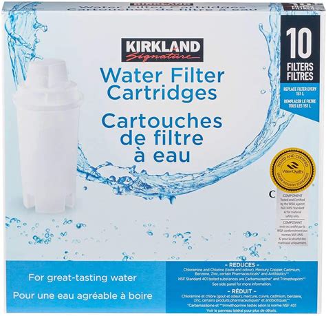 Kirkland Signature Water Filter Cartridge Pack Of 10