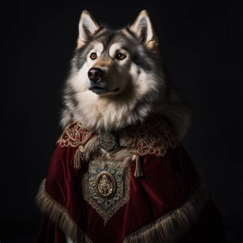 Noble Canine Elegance A Regal Collection of Dog Portraits and Fantasy ...