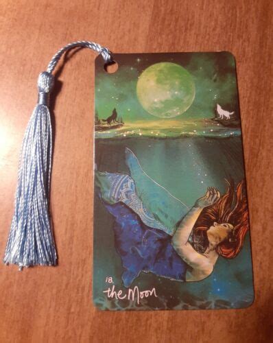 The Moon Light Seer Tarot Bookmark Oracle Card Art Deck Gift Purified