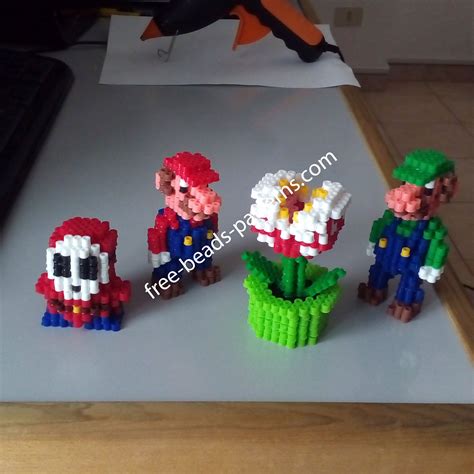 The Best 14 Perler Beads Mario 3D - imagepinkboxs