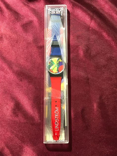 Wristwatch Swatch Gent Temps Zero Gb New Nos Design By Lindstr M