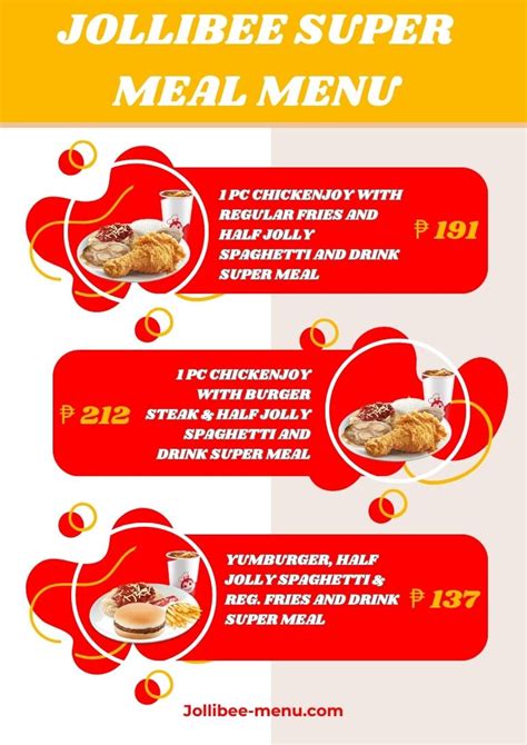 Jollibee Super Meal Prices New 2025 In The Philippines