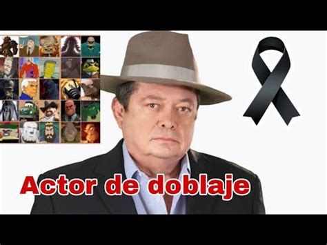 Última Hora Muere Rubén Moya actor de doblaje que dio voz a Morgan