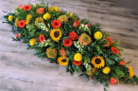 Autumnal Coffin Spray Bec Flowers