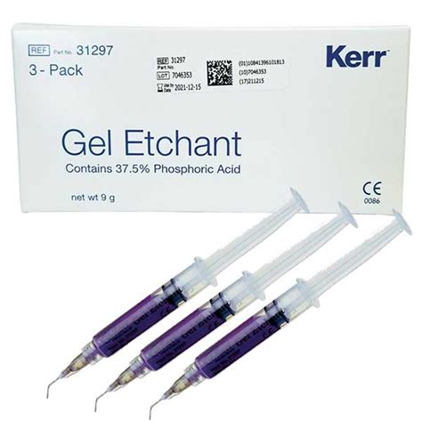 Cido Ortofosf Tico Gel Etchant Al Kerr Jeringas Techdent