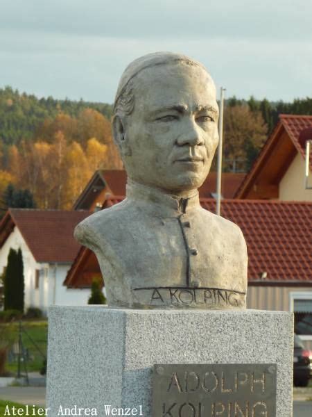 Bildhauerbüste Adolph Kolping erstellt von Andrea Wenzel München