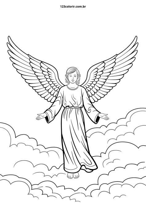 desenho de anjo realista anjo realista imagens  gratis