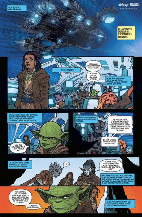 Extrait du comics Star Wars La Haute République Les aventures