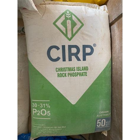 Baja Cirp Christmas Island Rock Phosphate Baja Penggalak Akar 50 Kg