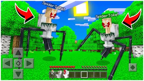 Addon Spider Skibidi Toilet Di Minecraft Youtube