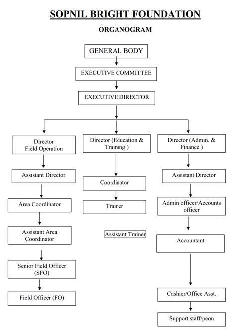 Organogram / Structure – Sopnil Bright Foundation