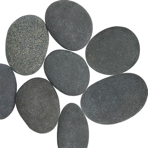 10 Pieces Large Flat Pebbles For Painting 2 75 3 9 Inch Smooth Stones