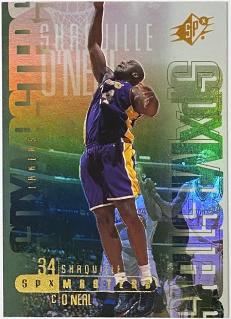 Shaquille O Neal 2000 01 Upper Deck Los Angeles Lakers Basketball SPx