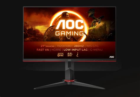 AOC 27-inch 280Hz Gaming Monitor 27G2ZN3-BK - Geeky Gadgets