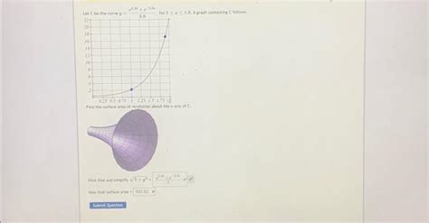 Solved Let C Be The Curve Y Ae X E X For X A Chegg