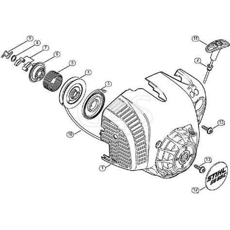Genuine Stihl Bg C E E Rewind Starter Ergostart Easy Start Ghs