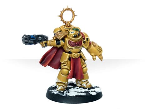 Imperial Fists Angry Marines Primaris Captain With Power Fist And