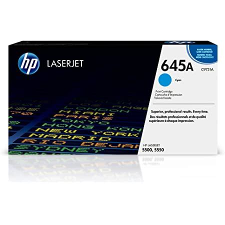 HP 645A C9731A Cian Cartucho Tóner Original de 12 000 páginas para