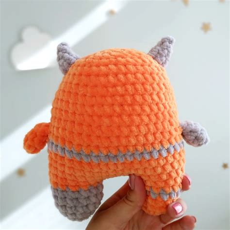 eyed baby monster crochet pattern amigurumi alien plush inspire