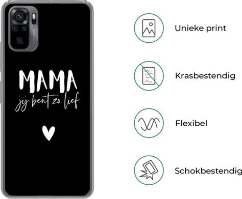 Geschikt Voor Xiaomi Redmi Note S Hoesje Mama Jij Bent Zo Lief