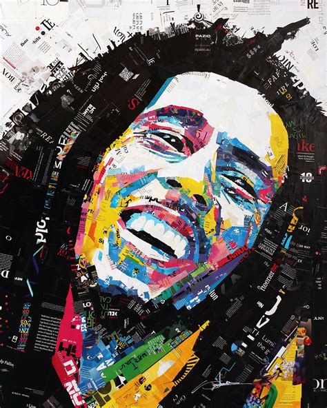 Portrait of Bob Marley on Behance