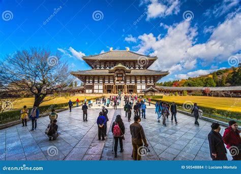 Templo De Todai ji En Nara Japón Imagen de archivo editorial Imagen