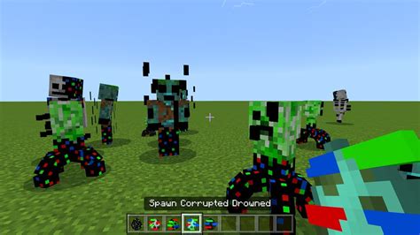 Minecraft Infected Corrupted Mobs Pibby Mod In Minecraft Pe Youtube