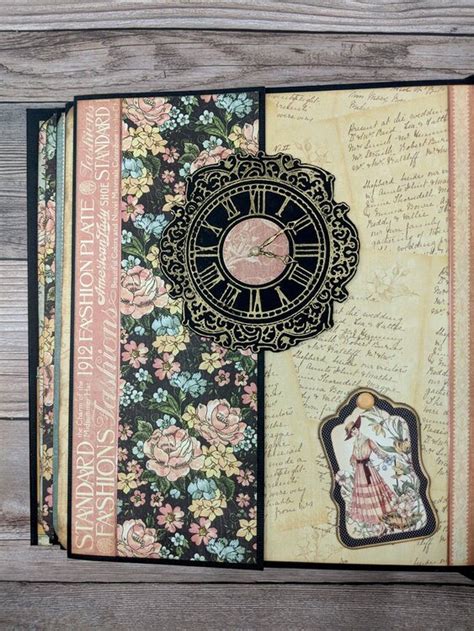 Mini Album Graphic 45 Ladies Diary 85 X 10 Project Idea