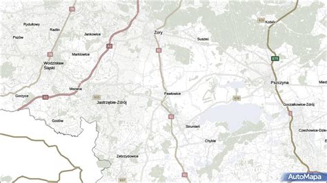 Mapa Pawłowice Pawłowice powiat pszczyński na mapie Targeo