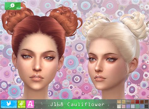 Woman Hair Bun Hairstyle Fashion The Sims P Sims Clove Share