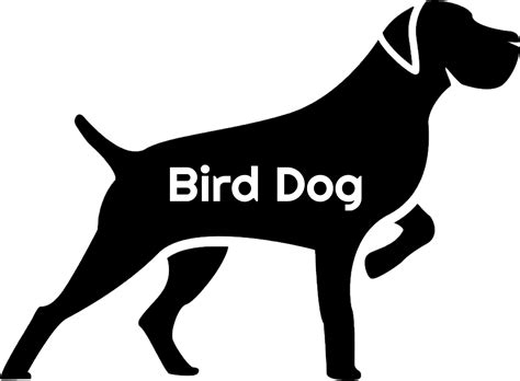 Bird Dog Silhouette