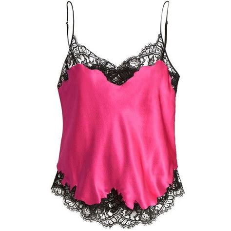 Givenchy Lace Trim Silk Satin Cami Top 1199 Liked On Polyvore