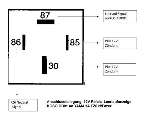 Kfz Relais Belegung Schaltplan Wiring Diagram