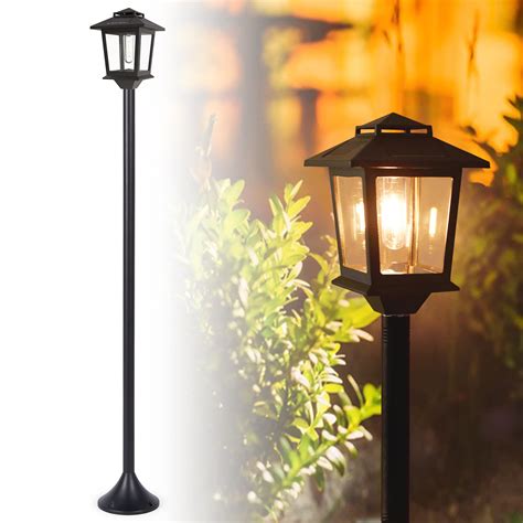 Buy 63" Solar Lamp Post Lights Outdoor ,Aluminum Floor Lamp,Waterproof ...