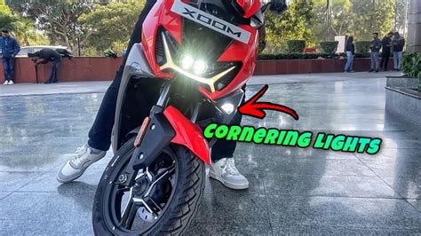 Cornering Lights In Scooter Hero Xoom YouTube