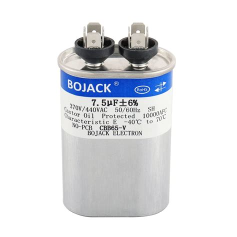 Bojack Uf Mfd V V Cbb Oval Run Start Capacitor For