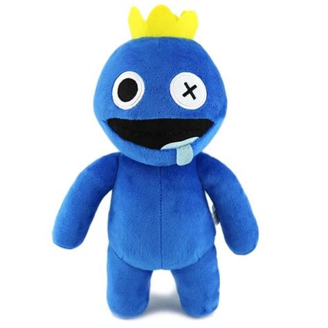 Rainbow Friends Roblox Jouet En Peluche De Cm Bleu Cdiscount Jeux