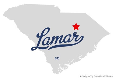 Map of Lamar, SC, South Carolina