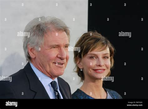 Harrison Ford And Calista Flockhart At The Premiere Of Warner Bros