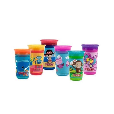 Nuby Vaso Wonder 360 Con Grip 3D 300 Ml Nuby Accesorios Mi Farma