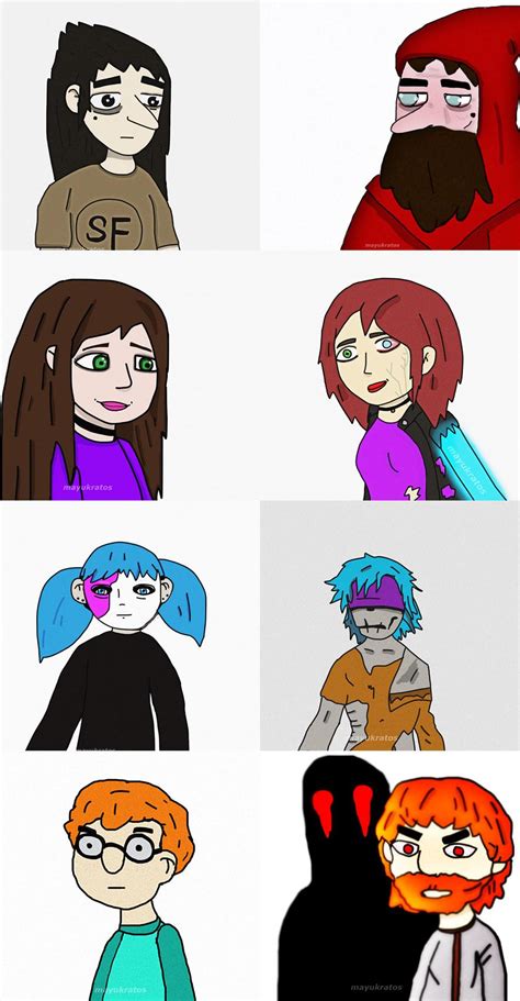 I drew the best characters : r/sallyface