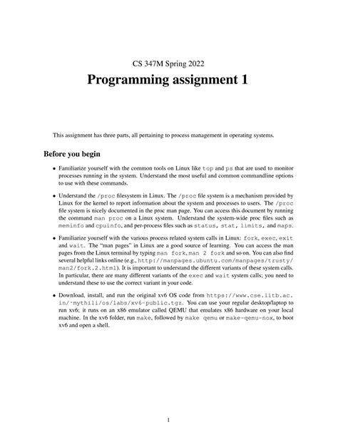 Pa1 Programming Assignment 1 This Assignment Has Three Parts All