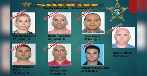 Detienen A Sospechosos Por Fraude Con Cheques En Florida