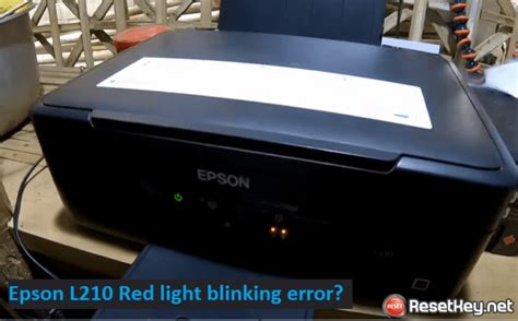 How To Fix Epson L Printer S Red Light Blinking Wic Reset Key