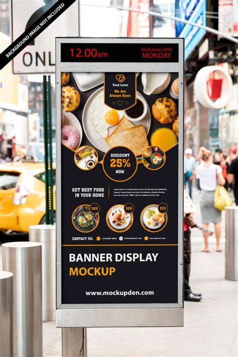 Free Banner Display Mockup Template – FreeMockup.net