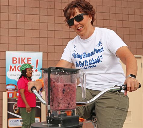 Students and teachers celebrate National Bike to School Day at ...