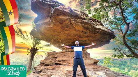 The Giant Umbrella Rock In Eastern Ghana Hiking Vlog Youtube