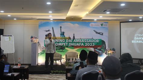 Dompet Dhuafa Holds Dai Ambassador Training 2023 Ready To Preach To