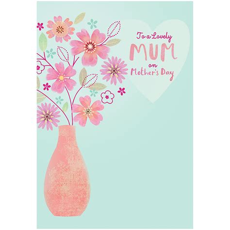 Mother's Day Card Flower Vase | The Reject Shop