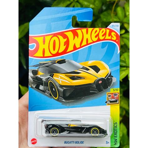 Hobby Store Hot Wheels Basic Bugatti Bolide Gold Model Car Full Card Shopee Malaysia